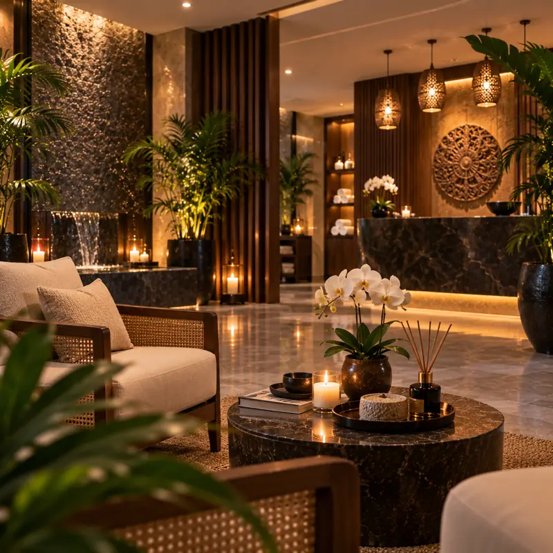 Reception lounge – New Sun Thai Spa, Liwan